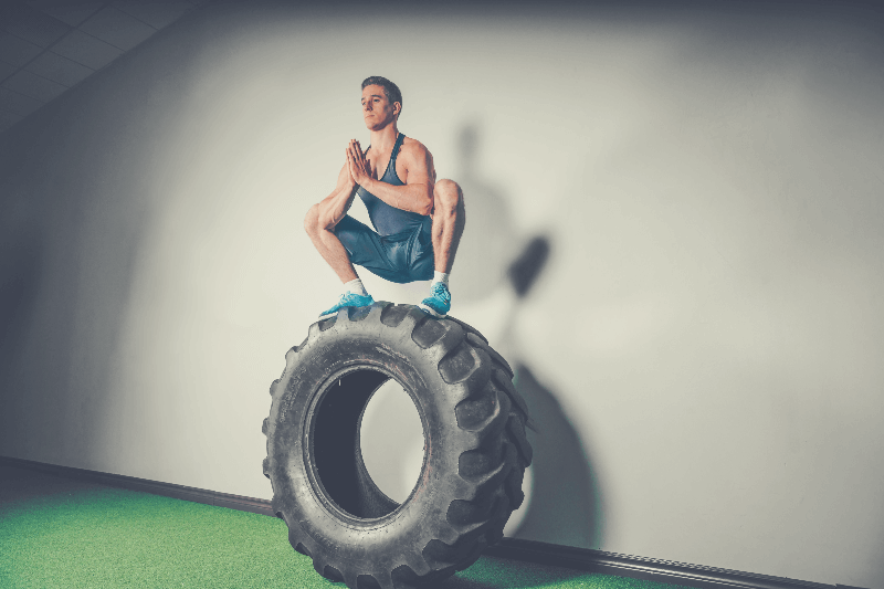 a person stability on a tire